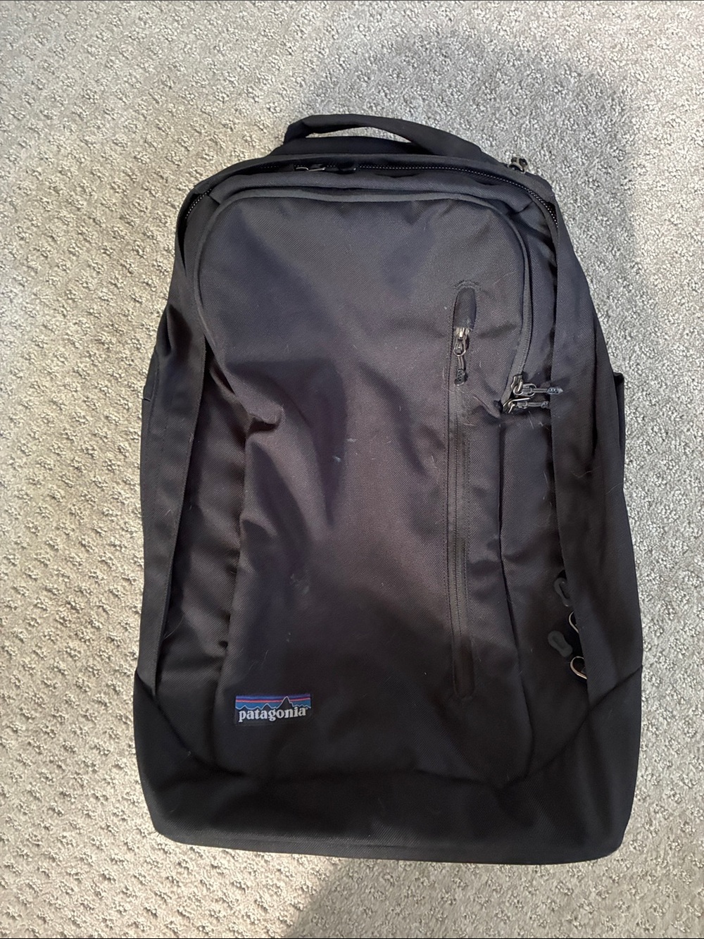 Patagonia Black Men's Backpack with Subtle Logo